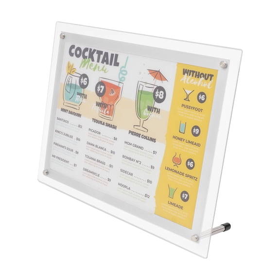 LED Light Box Backlit Movie Poster Art Picture Frame Advertising Display 19"x14"