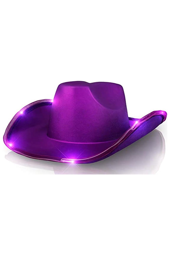 LED Light Brim Women Men Fedora Hat for Winter Autumn Elegant Lady Felt Homburg Church Hat Adjustable