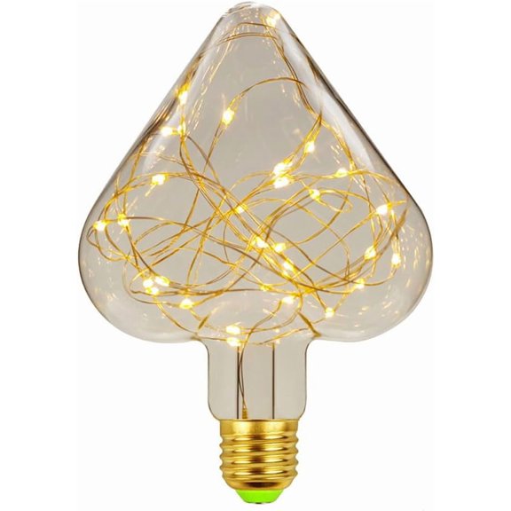 LED Light Bulb Decorative Lamp - E27 Bulb Starry Decorative Ambient Night Lighting 2300K Warm White 220V-240V for Holiday Christmas Indoor Party Wedding Decoration