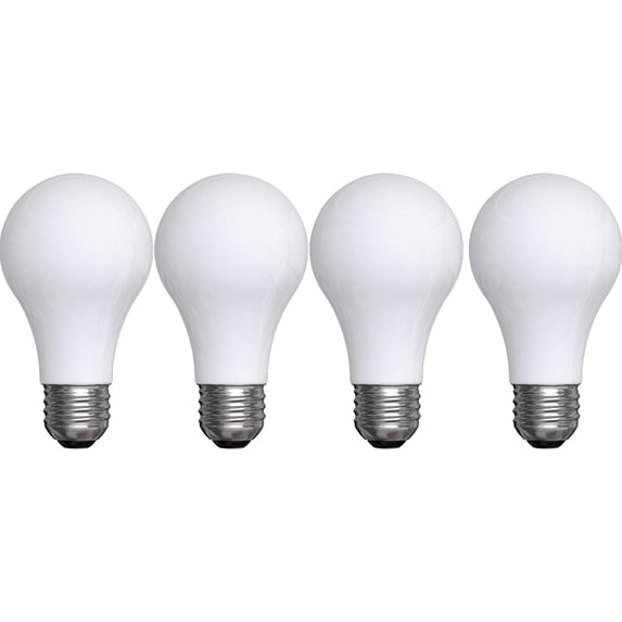 LED Light Bulbs, 60 Watt, Soft White, A19 (4 Pack)