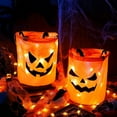 LED Light Candy Bags Light Up Pumpkin Candy Bucket Trick Or Bags Light Up Candy Bags Purpose