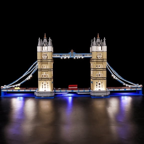 ‌LED Light Compatible with Legos 10214 Building Set, LED Light Kit for Legos 10214 Tower Bridge, London City Building Toy, Decoration Lights, No Building Model Kit