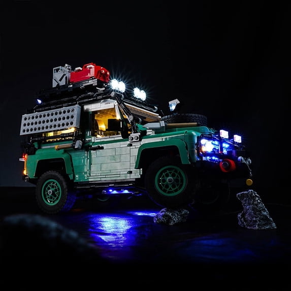 LED Light Compatible with Legos 10317 Supercar Building Set, LED Light Kit for Legos 10317 Defender 90 Building Toy, Only Decoration Lights, No Building Model Kit