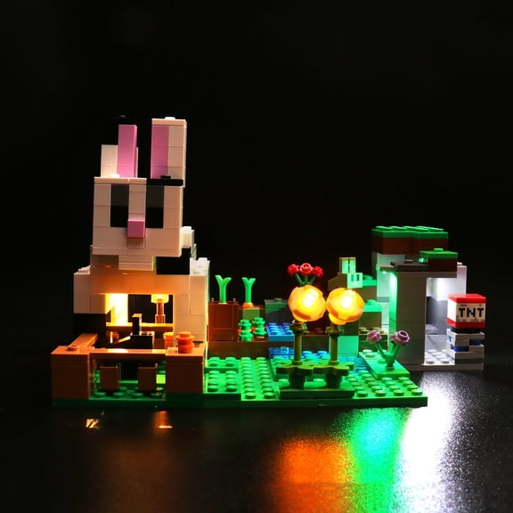 LED Light Compatible with Legos 21181 Building Set, LED Light Kit for Legos 21181 Rabbit Ranch Building Toy, Decoration Lights, No Building Model Kit