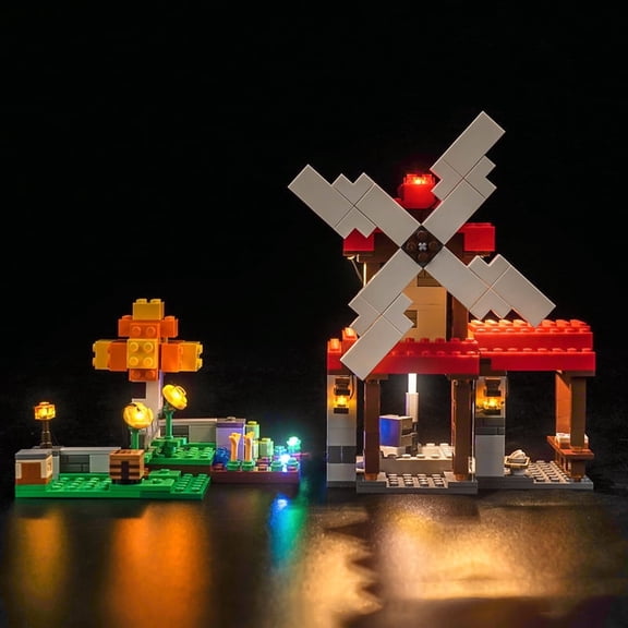 ‌LED Light Compatible with Legos 21262 Building Set, LED Light Kit for Legos 21262 Windmill Farm Building Toy, Decoration Lights, No Building Model Kit