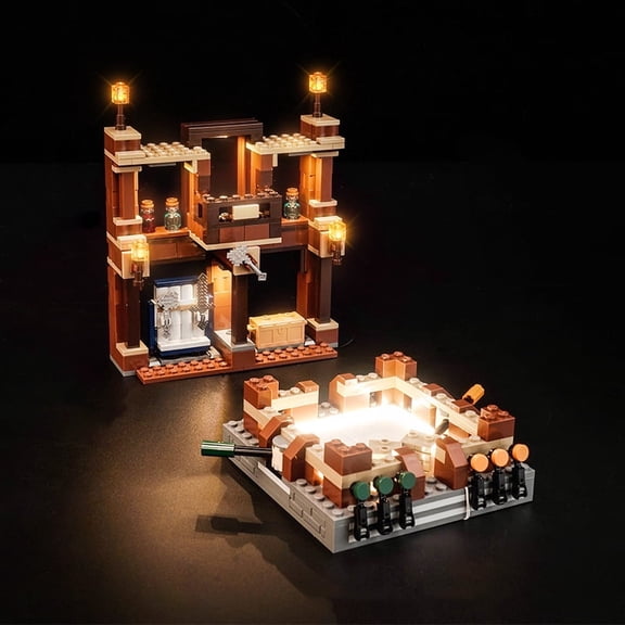 ‌LED Light Compatible with Legos 21272 Building Set, LED Light Kit for Legos 21272 Mansion & Battle Arena Building Toy, Only Decoration Lights, No Building Model Kit
