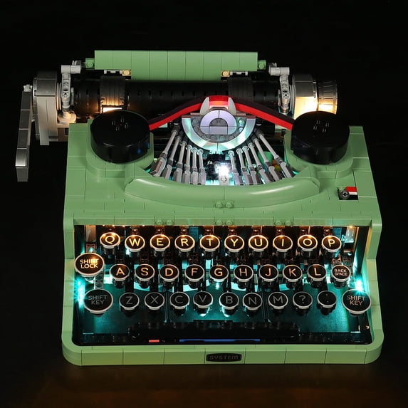 LED Light Compatible with Legos 21327 Building Set, LED Light Kit for Legos 21327 Vintage typewriter Building Toy, Only Decoration Lights, No Building Model Kit
