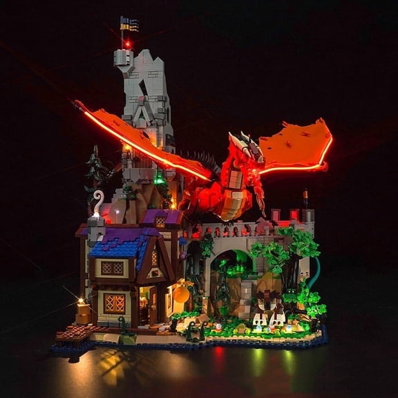 ‌LED Light Compatible with Legos 21348 Building Set, LED Light Kit for Legos 21348 Legend Building Toy, Only Decoration Lights, No Building Model Kit