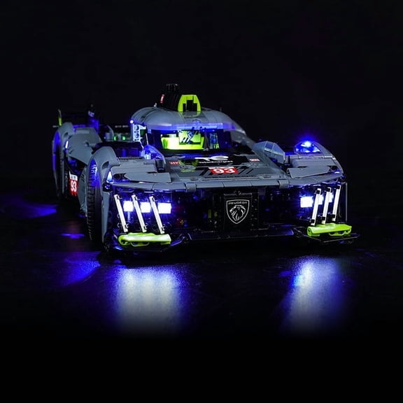 LED Light Compatible with Legos 42156 Building Set, LED Light Kit for Legos 42156 9X824H Le Mans Hybrid Building Toy, Only Decoration Lights, No Building Model Kit