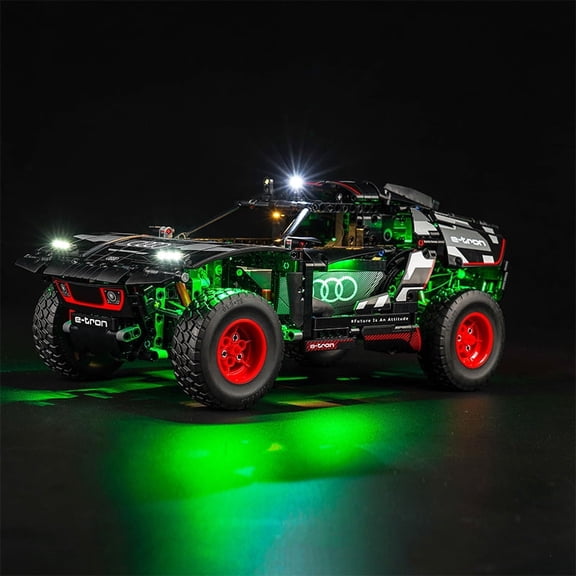 ‌LED Light Compatible with Legos 42160 Building Set, LED Light Kit for Legos 42160 Rally car Building Toy, Decoration Lights, No Building Model Kit