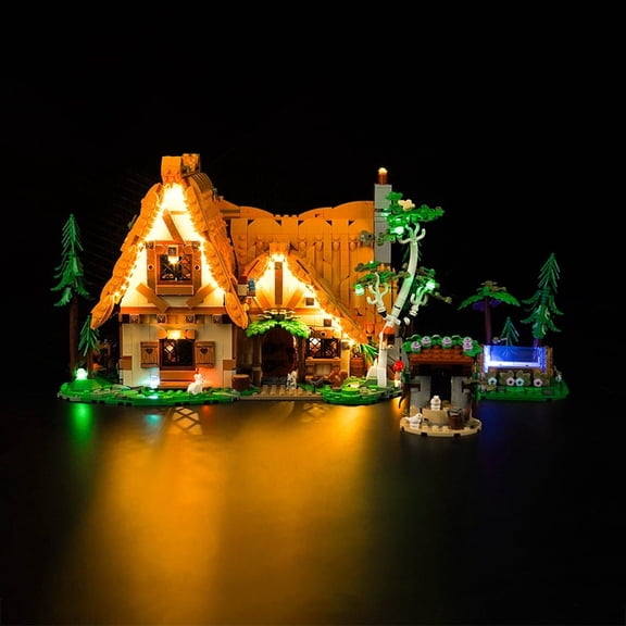 ‌LED Light Compatible with Legos 43242 Building Set, LED Light Kit for Legos 43242 Forest Hut Building Toy, Decoration Lights, No Building Model Kit