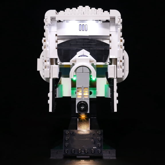 ‌LED Light Compatible with Legos 75305 Building Set, LED Light Kit for Legos 75305 Scout Helmet Building Toy, Decoration Lights, No Building Model Kit
