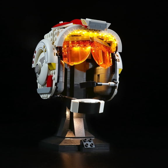 ‌LED Light Compatible with Legos 75327 Building Set, LED Light Kit for Legos 75327 Skywalker Helmet Building Toy, Decoration Lights, No Building Model Kit