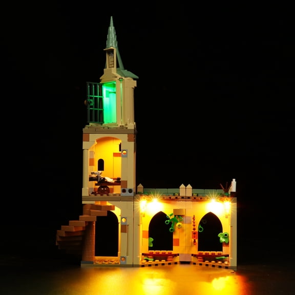 LED Light Compatible with Legos 76401 Building Set, LED Light Kit for Legos 76401 Courtyard Rescue Building Toy, Only Decoration Lights, No Building Model Kit