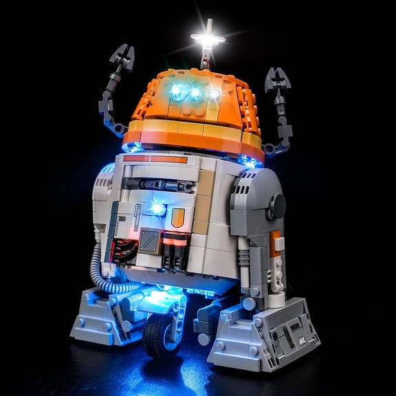 LED Light Compatible with Lego Chopper (C1-10P) Astromech Droid 75416, Lights Only, Not Come with Model (Classic Version)