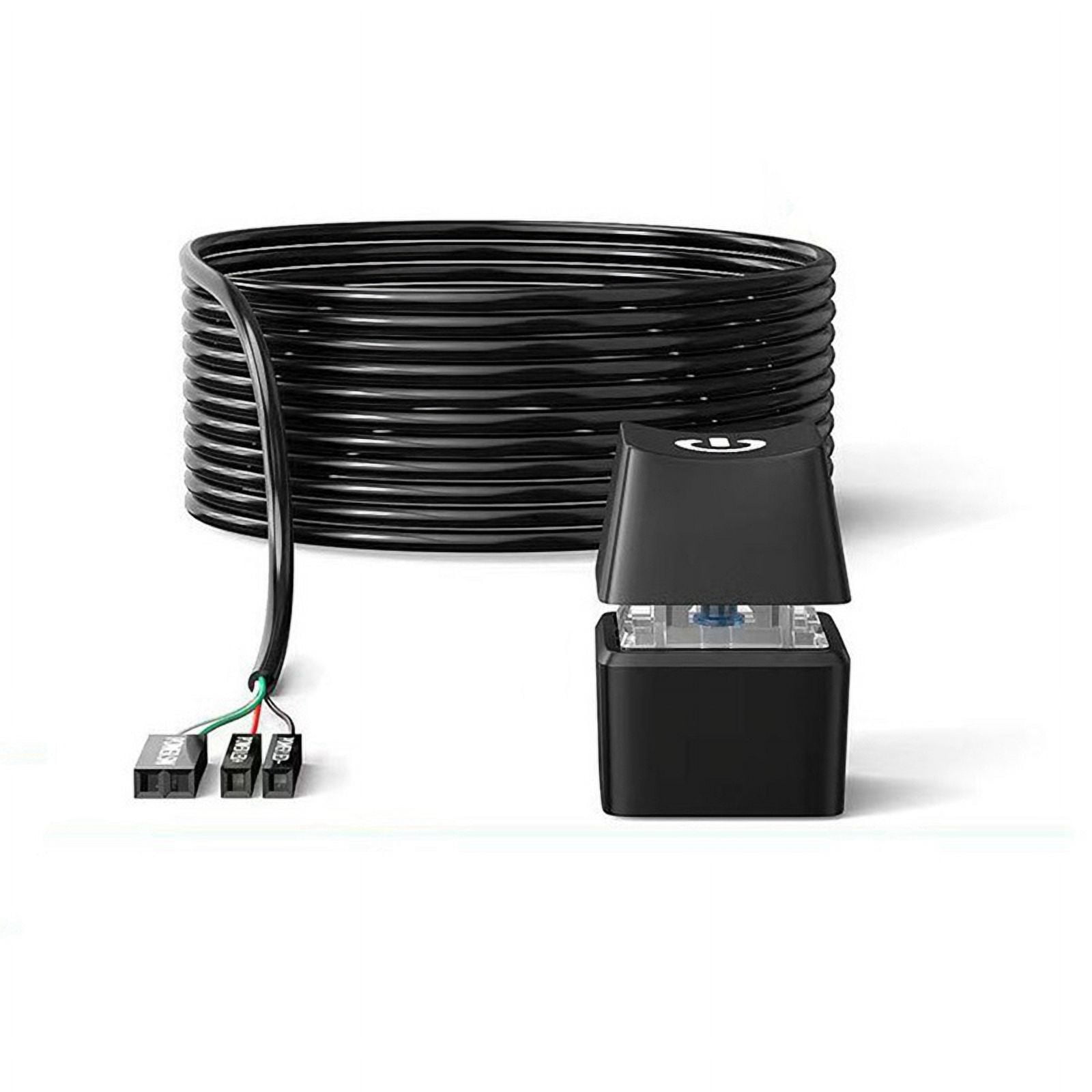 LED Light Computer Desktop Switch PC Motherboard External Power Button ...