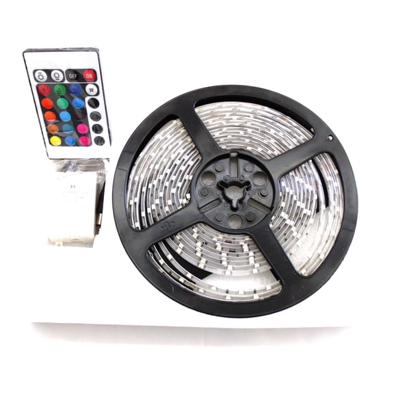 LED Light Custom 20-Color RGB Tape Strip with Remote 16ft 5050