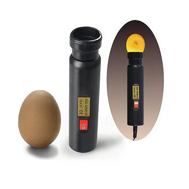 LED Light Egg Candler Tester, Egg Candling Lamp for Monitoring and Hatching Eggs