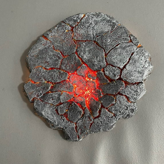 LED Light Figure Scene Battle Platform Magma Base For 1/12 1/6 Action Figure US