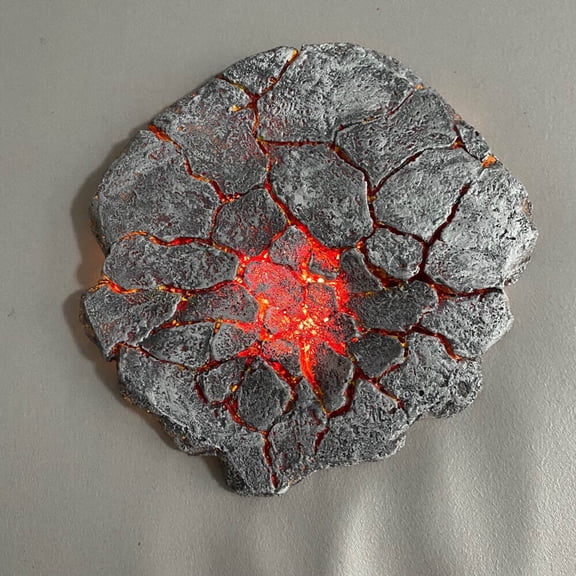 LED Light Figure Scene Battle Platform Magma Base For 1/12 1/6 Action Figure US