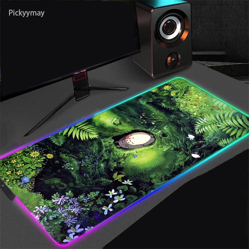LED Light Gaming Mouse Pad RGB Large Computer Mousepad Gamer Carpet