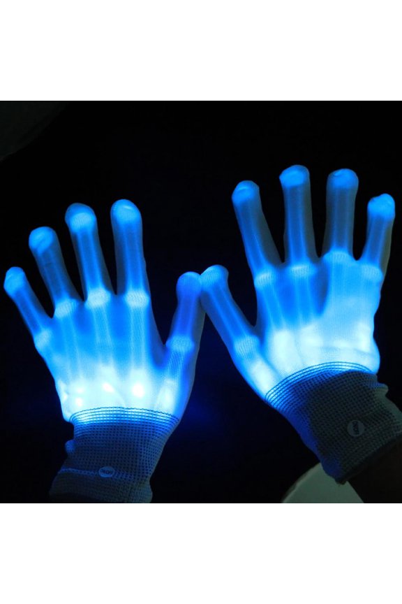 LED Light Glow Gloves for Adults,Light-up Party Supplies Gloves for Christmas Party