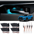 thumbnail image 1 of LED Light Inner Door Handle Automotive Bowl Mood Lighting Decorative Interior Lamp Compatible With Toyota RAV4 2020 2021 4PCS(Ice Blue), 1 of 5