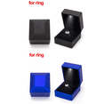 thumbnail image 1 of LED Light Jewelry Box For Ring Necklace Luxury Velvet Storage Cases Engagement Display Case Gift High Quality Packaging Showcase Ring box 01, 1 of 6