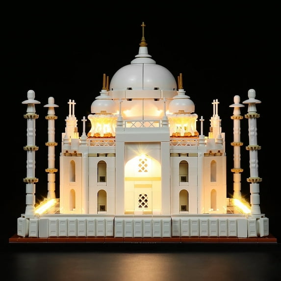 LED Light Kit for Legos 21056 Street View Architecture Series Taj Mahal Building Set, Standard Version Lighting Kit Compatible with Legos 21056 Set (Only Lights Kit Without Model)