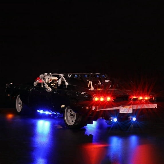 LED Light Kit for Legos 42111 Car Building Set, Remote Control Version Lighting Kit Compatible with Legos 42111 Set (Only Lights Kit Without Model)