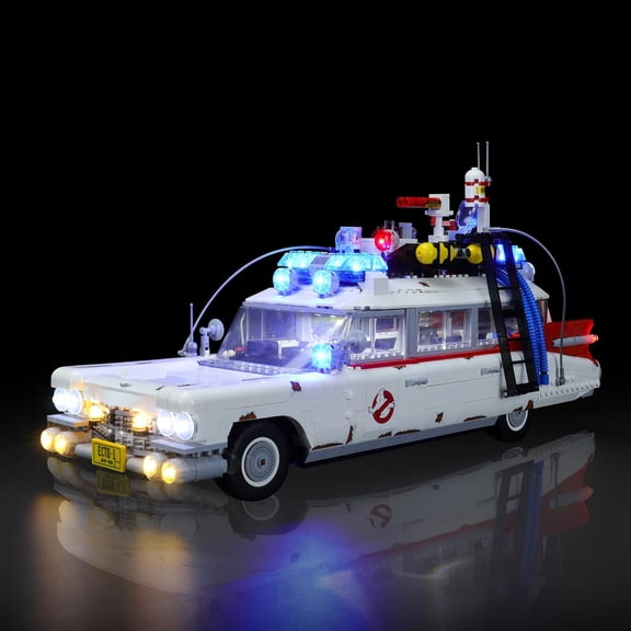 LED Light Kit for Lego 10274 Ghostbusters ECTO-1 Building Set, Compatible with Lego 10274 Building Blocks Model(Not Include Blocks Set)
