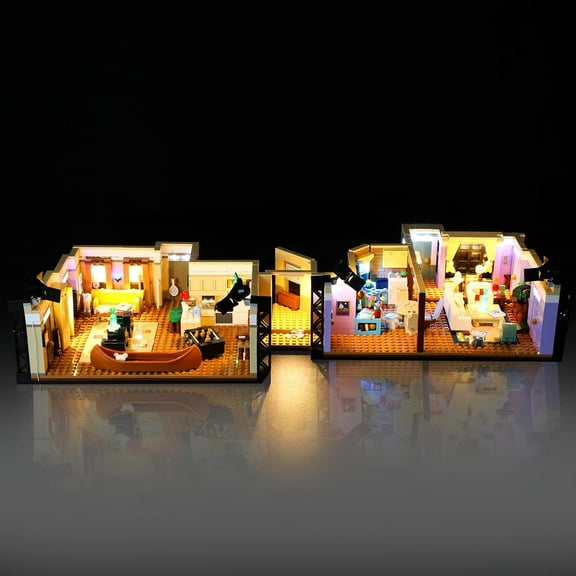 LED Light Kit for Lego 10292 The Friends Apartments Building Set, Compatible with Lego 10292 Building Blocks Model(Not Include Blocks Set)