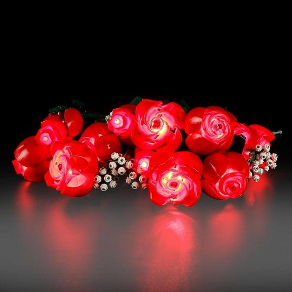 LED Light Kit for Lego 10328 Bouquet of Roses Building Set, Compatible with Lego 10328 Building Blocks Model(Not Include Blocks Set)