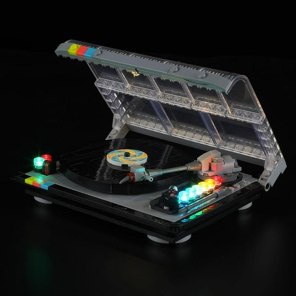 LED Light Kit for Lego 40699 Retro Record-Player Set, Compatible with Lego 40699 Building Blocks Model(Not Include Blocks Set)