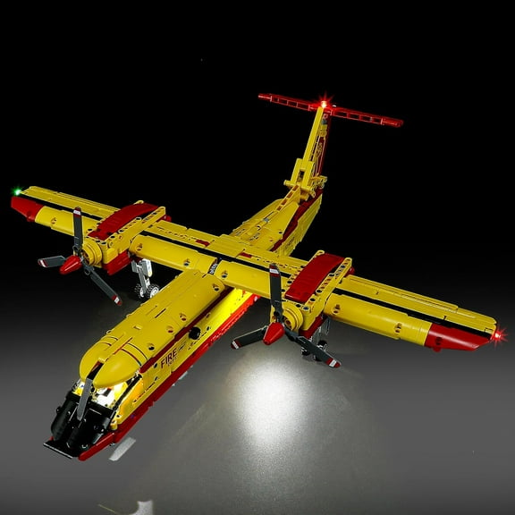 LED Light Kit for Lego 42152 Firefighter-Aircraft Set, Compatible with Lego 42152 Building Blocks Model(Not Include Blocks Set)
