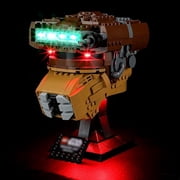 LED Light Kit for Lego 75351 Princess Leia Boushh Helmet Set, Compatible with Lego 75351 Building Blocks Model(Not Include Blocks Set)