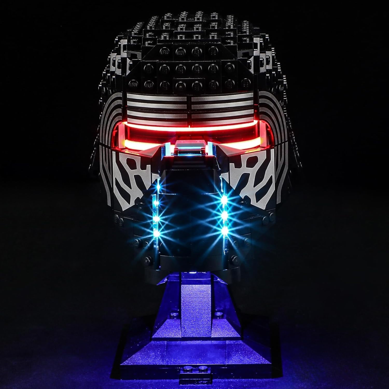 LED Light Kit for Lego 75415 Kylo Ren Helmet,Compatible with Lego 75415 Building Blocks Model(Not Include Blocks Set)
