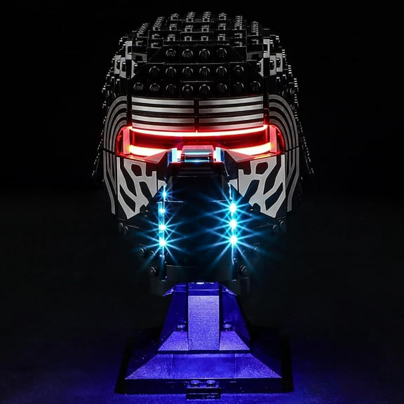 LED Light Kit for Lego 75415 Kylo Ren Helmet,Compatible with Lego 75415 Building Blocks Model(Not Include Blocks Set)