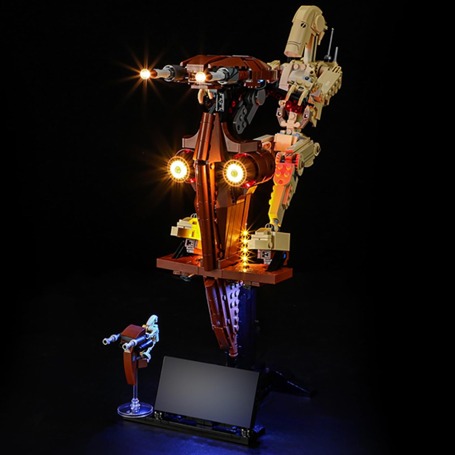 LED Light Kit for Lego 75428 Battle Droid with STAP,Compatible with Lego 75428 Building Blocks Model(Not Include Blocks Set)