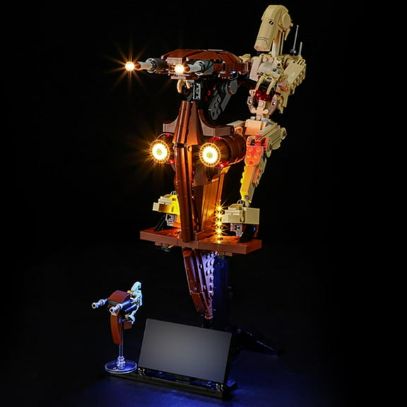 LED Light Kit for Lego 75428 Battle Droid with STAP,Compatible with Lego 75428 Building Blocks Model(Not Include Blocks Set)