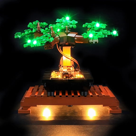 LED Light Kit for Lego - Creator Expert Bonsai Tree(Green) Building Blocks Model, LED Light Set Compatible with 10281(Lego Set NOT Included)