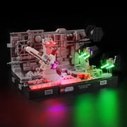 LED Light Kit for Lego Death Star Trench Run Diorama Building Blocks Model, LED Light Set Compatible with 75329Lego Set NOT Included