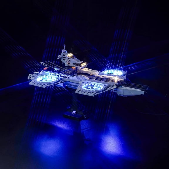 LED Light Kit Suit for The Avengers Helicarrier, Creative Lighting Compatible with 76295, No Bricks