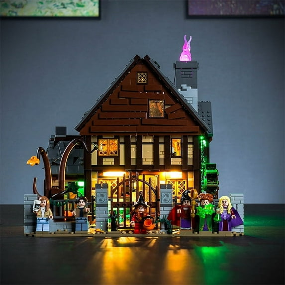 LED Light for Legos The Sanderson sisters' magic House 21341 Building Toy Set, Creative Lighting Kit Compatible with Legos 21341, for Legos Fans (model Not Included)