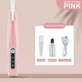 thumbnail image 1 of LED Light Low Noise Pet Grooming Clipper, ZzCityTK Rechargeable Dog Hair Trimmer with 2ml Maintenance Oil, Portable Pet Claw Ear Sanitary Trimmer for Dogs Cats Small Animals, Pink, 1 of 6