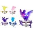 thumbnail image 1 of LED Light Masquerade Mask with - CASE OF 24, 1 of 1