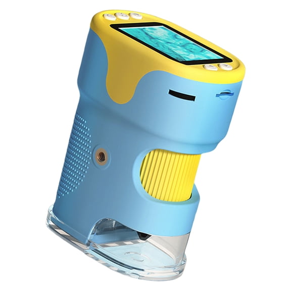 LED Light Microscope with 32G Memory Plastic Microscope Exploration Tool for Home Science Projects & Outdoor Exploration