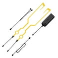 thumbnail image 1 of LED Light Motorcycle Helmet Kit Night Riding Signal M 3 Bar Flashing Stripe, 1 of 9