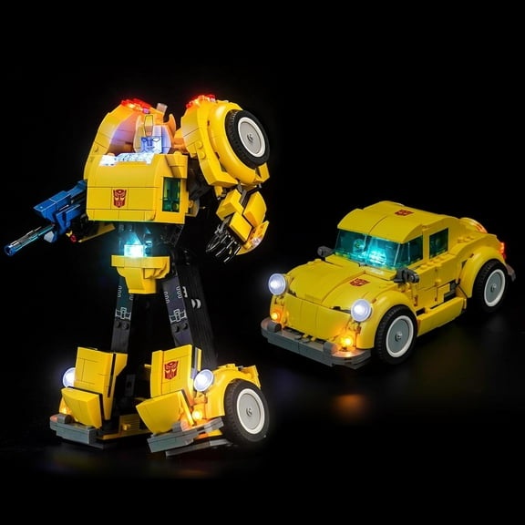 LED Light Only, Compatible with Lego Transformers Bumblebee, Compatible with Lego Autobots 10338, Cool for Display-Light Kit Only, Not Come with Model