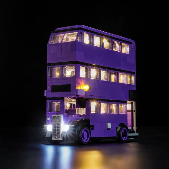 LED Light Only, Compatible with Lego Knight Bus Adventure, Creative Lighting Compatible with Lego 76446- Not Come with Model